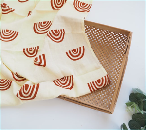 baby muslin <b>swaddle</b> blanket for spring - Product Image 2