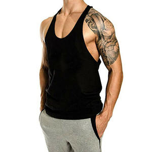 Débardeur stringer de sport sans manches pour homme, conception personnalisée OEM, séchage rapide, respirant, livraison gratuite, vente en gros, stringer en coton personnalisé - Product Image 6