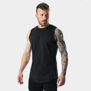 Débardeur de sport PIHA SPORTS pour homme, personnalisé, 100 % coton tricoté, imprimé par transfert thermique, broderie machine, coupe musclée, collection 2026 - Product Image 1