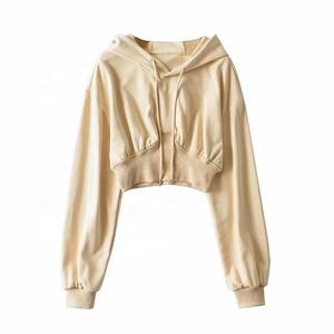 Free Sample Crop <b>Top</b> Hoodie Custom Camouflage Jacket Most Popular Plus Size <b>Women</b> Clothing Casual Summer Oversized XXL Winter - Product Image 4