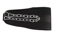 Ceinture de musculation droite en néoprène LAIEM INTERNATIONAL LI-3805 personnalisable et confortable avec chaîne, unisexe, 50 mm, modèle 2021