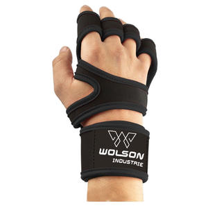 Fabricante logotipo personalizado Guantes de gimnasio Transpirable Medio dedo Guantes de mujer Entrenamiento Fitness Ejercicio Mujeres Guantes de levantamiento de pesas. - Product Image 2