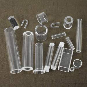 Atacado a granel do corte transparente parede de vidro de sopro tubo de cilindro tubulação tanque transparente - Product Image 1