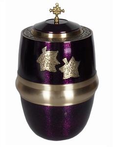 URNA DE CREMACIÓN DE METAL CRUZ CATÓLICA URNA DE CENIZAS FUNERÁTICAS DE METAL PARA ADULTOS PÁJARO DE MAR URNA DE CREMACIÓN EUROPEA - Product Image 5