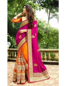 เสื้อผ้างานปาร์ตี้ผ้าคอตตอนสีฟ้าอ่อนปักด้วยหินหนาผ้าคอตตอนดีไซน์เนอร์ออกแบบมาใหม่ - Product Image 2