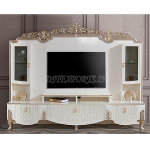 Modern Style Wooden Carved <b>TV</b> <b>Cabinet</b> Set European Style Heavy Carved <b>TV</b> <b>Wall</b> Unit Classic <b>Wall</b> Units & <b>TV</b> Display <b>Cabinets</b> - Product Image 1