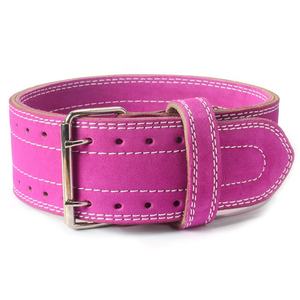 Best Quality 4 Inch <b>Suede</b> Leather IPF Competition Powerlifting <b>Belt</b> Double Prong 10mm Wide Custom Fitness Logo Bodybuilding <b>Belt</b> - Product Image 3