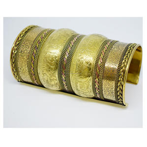 2017 Año Nuevo australiano esmalte brillante acabado joyería pulido Benin bronce esmalte brillante acabado brazalete pulsera para mujer - Product Image 1