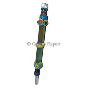 Varitas tibetanas de Aventurina verde, chakras tibetanas en venta, en línea - Product Image 1