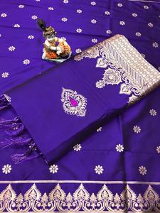 Saree de seda Banarasi, indio - Product Image 2