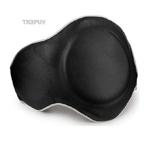 Almohadillas para el vientre Sombra mate Cuero de vaca Almohadilla ligera para el vientre Muay Thai Entrenadores Protector Thai Boxing MMA Kick boxing - Product Image 1