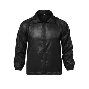 เสื้อกันลมสำหรับผู้ชาย,เสื้อแจ็คเก็ตกันฝนเหมาะสำหรับกิจกรรมกลางแจ้งเข้าค่ายปีนเขาปั่นจักรยานเดินป่าวิ่งและเดินได้ทุกฤดู - Product Image 4