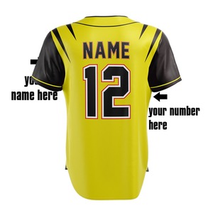 Jersey de béisbol hecho a medida para hombres, ropa de Softball, sublimación - Product Image 3