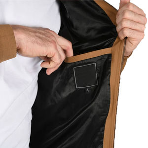 UNIQUE GYM WEAR Veste bomber d'hiver pour homme, écologique, imperméable, coupe-vent, respirante, en nylon/polyester, coupe ajustée, fermeture éclair - Product Image 5