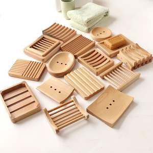 Natural hecha a mano eco amigable Vietnam plato de jabón de madera titular - Product Image 4