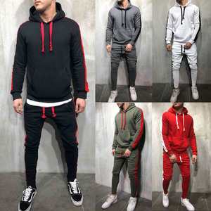 Precios al por mayor de fábrica, ropa deportiva de diseño OEM personalizado, chándales de gimnasio lisos de entrenamiento para hombres de alta calidad 2025 - Product Image 4