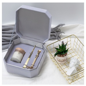 Vela de soja colorida, recipiente de vidrio ecológico con tapa de madera, impresión Digital, gran cantidad, OFERTAS ESPECIALES - Product Image 1