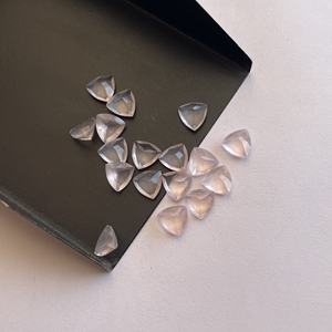 6 มม.8 มม.10 มม.กุหลาบธรรมชาติควอตซ์ล้านล้านตัดสอบเทียบอัญมณีกึ่งมีค่าขายส่งหลวมหินสีชมพูเครื่องประดับทํา AAA - Product Image 2