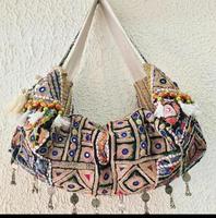 Bolso Banjara Bordado a Mano, Bolso Étnico Indio Gitano