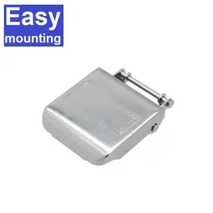 HB-229 plated nickel bright metal case hinge latch <b>for</b> wooden jewelry <b>box</b> <b>lock</b> hardware high-end new design factory directly - Product Image 1