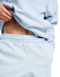 Conjunto de Sudadera y Pantalones Deportivos de Algodón de Alta Calidad, Estilo Urbano, Corte Holgado, Personalizable para Hombre - Product Image 2