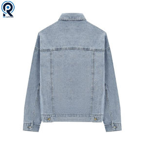 Veste en jean hommes 2024 printemps manteau surdimensionné Vintage veste en jean ample vêtements d'extérieur mode automne vestes - Product Image 4