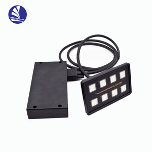 Panel de Interruptores <span class=keywords><strong>LED</strong></span> de 8 Canales de 12V 24V con Caja de Control para Automóvil, Barco, Caravana, Camión - Product Image 1