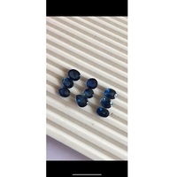Saphir bleu naturel de qualité supérieure, chauffé, bleu foncé, couleur excellente, forme mixte, CTS 21.10, bijoux, certificat IGI, coupe parfaite