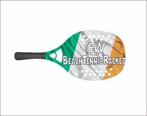 Raquettes de beach tennis avec face en fibre de carbone de 20 mm, poignée en fibre de carbone, filet en fibre de verre, poids 310-330 g, longueur 50 cm - Product Image 6