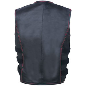 Best Quality Heavy Fabric <b>Tactical</b> <b>Vest</b> for Motorcycles Bikers Winter Season With Button Decoration Inexpensive Price - Product Image 2