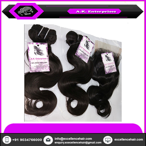 ผมต่อแบบตรงผมมนุษย์ระดับพรีเมี่ยม100ก. ผมทอสีดำธรรมชาติบริสุทธิ์จากอินเดีย100% - Product Image 6