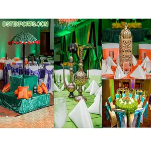 Unique Wedding Table Decor Ideas & Props Fabulous Indian Wedding Table Decor Items Modern Wedding Decor Table Centerpiece