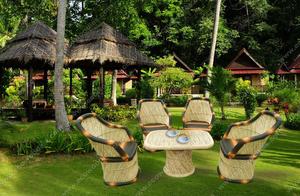 Más vendidos ratán restaurante al aire libre jardín parisino Bistro comedor apilable jardín sala de estar comedor sillas y mesa de Bambú - Product Image 3