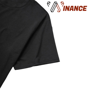 เสื้อยืดสำหรับผู้ชายและผู้หญิงเสื้อยืดผู้ชายแบบถักลายสีพื้นแห้งเร็ว - Product Image 5