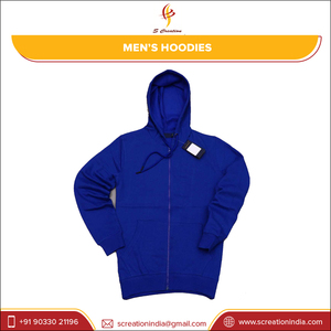 OEM เสื้อฮู้ดแบบซิปเต็มหน้า,เสื้อแจ็คเก็ตมีฮู้ดแบบเรียบผู้ผลิตออกแบบโลโก้ที่กำหนดเองผ้าฝ้ายขนแกะสำหรับผู้ชาย - Product Image 5