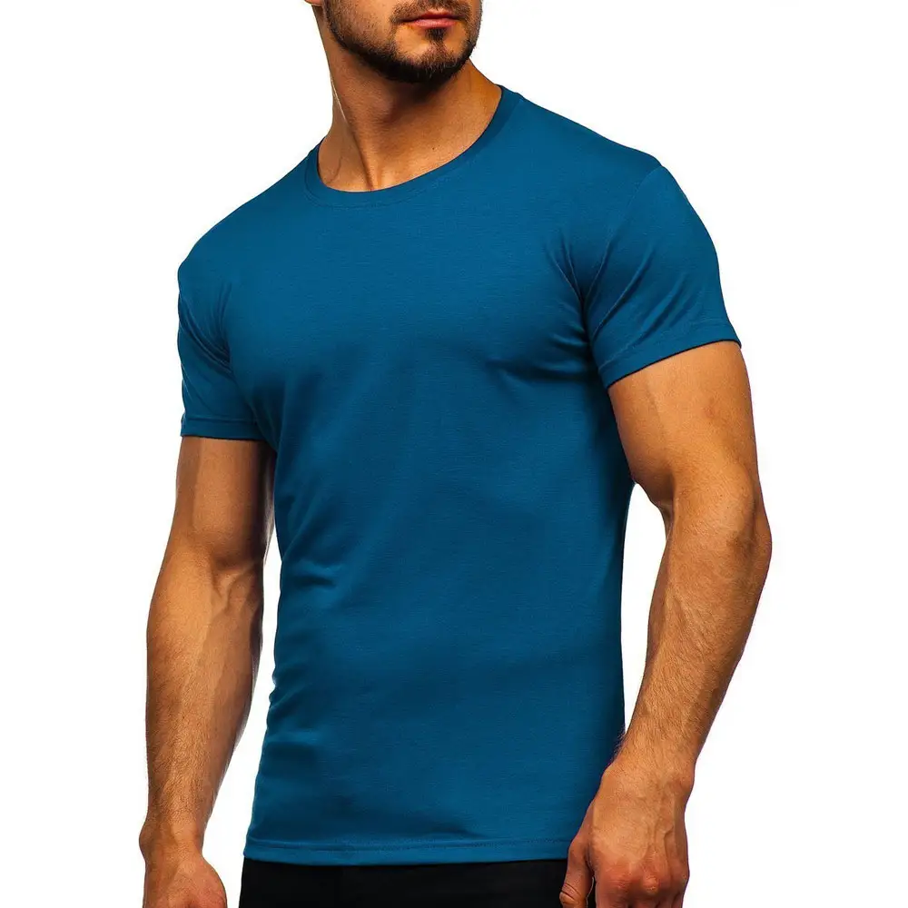 고품질 디지털 방식으로 인쇄 100% 년 면 210gsm 로고 디자인 공백 주문 스크린 인쇄 남자 T-셔츠