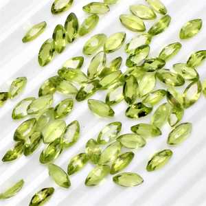 Peridoto natural de 2mm y 4mm, corte Marquesa, piedras preciosas sueltas al por mayor, precio de fábrica del distribuidor del fabricante, proveedor, tienda en línea ahora - Product Image 1