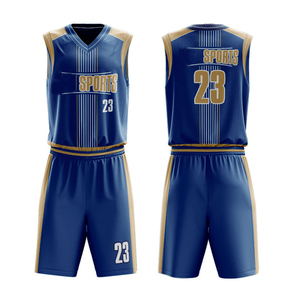 Camiseta de baloncesto 100% poliéster con estampado de sublimación, uniforme de baloncesto de último estilo con logotipo personalizado - Product Image 1
