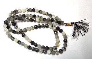Pedido en línea de cuarzo negro, rutilo, Jap Mala - Product Image 2