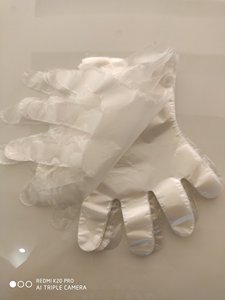 High Quality Disposable PVC Cleaning Supplies Gloves Thick Thickness Customized Color Waterproof Polyester Outer Eco-Friendly - Product Image 4