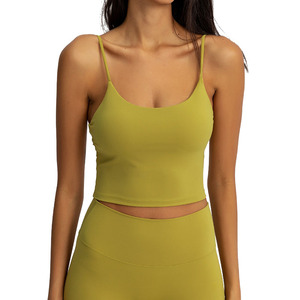 OEM Gym Fitness Yoga Athletic Sleeveless Shirts Workout OEM Logo Embroidery Ladies custom women tank <b>top</b> - Product Image 1