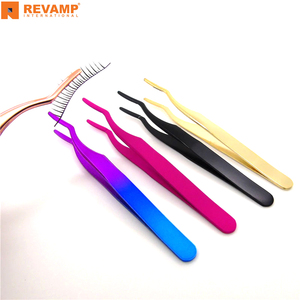 Set de Aplicadores de Pestañas de Acero Inoxidable Sostenible con Logotipo Personalizado, Punta Suave, Duradero, Antimagnético, Herramienta de Belleza Multiusos - Product Image 3