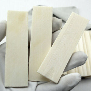 Échelle de flate d'os de buffle blanchie pour l'artisanat de la poignée du couteau - Product Image 5