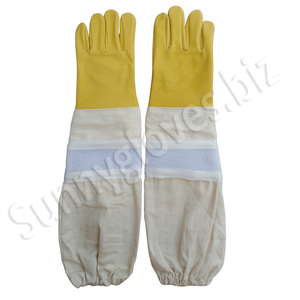 Guante protector de abeja de cuero de vaca, alta calidad - Product Image 6