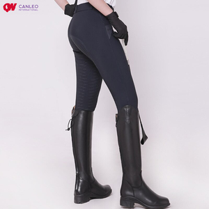 Canleo กางเกงขี่ม้าเอวสูงของผู้หญิง, กางเกงขี่ม้ารัดรูปชุดอุปกรณ์เสริมสำหรับขี่ม้าด้านข้าง - Product Image 2