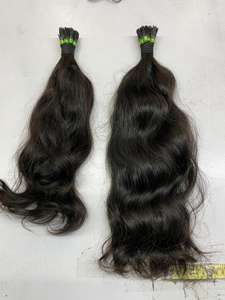 Cheveux humains vierges Ondulés I Conseils Cheveux non traités I Conseils et pointes plates Double tirage Extensions de cheveux brésiliens de qualité supérieure - Product Image 2