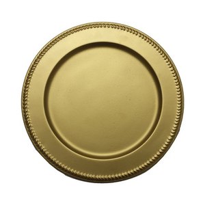 Plaques de chargement en métal faites à la main Design personnalisé avec finition antique Nouvelle décoration de mariage, plats et assiettes - Product Image 1