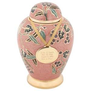 Urnas de cremación de Metal de diseñador tallado Floral, suministros funerarios, urnas de sujeción de cenizas humanas para decoración de servicio de entierro, llegada caliente - Product Image 4