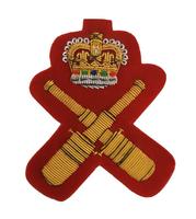 Insignia de Rango de Sargento Mayor del Regimiento de Oficiales Superintendentes, Bordada con Cuentas y Hilo Metálico, Ecológica, Color Personalizado