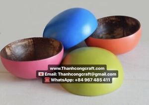 Cuencos de nácar y concha de coco, cuencos de laca pulida ecológicos para decoración del hogar - Product Image 2